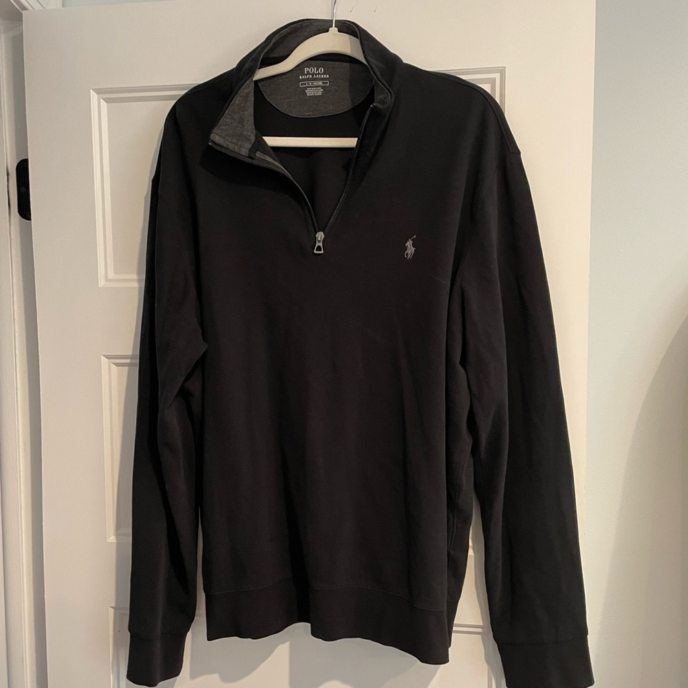 POLO RALPH LAUREN men’s cotton pullover - L